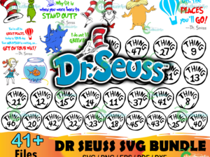 41+ Dr Seuss Bundle Svg, Dr Seuss Svg, Cat In The Hat Svg