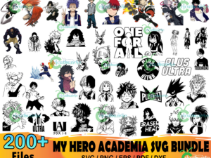 200+ My Hero Academia Svg Bundle, Academia Svg, Anime Svg