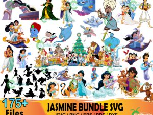 175+ Jasmine Svg Bundle, Disney Svg, Aladin Svg, Genie Svg