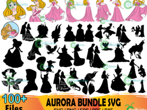 100+ Aurora Bundle Svg, Disney Svg, Sleeping Beauty Svg