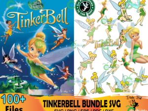 100+ Tinkerbell Svg Bundle, Disney Svg, Tinkerbell Svg