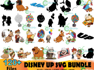 120+ Disney Up Bundle Svg, Disney Svg, Russell Svg, Carl Fredricksen Svg