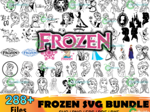288+ Frozen Bundle Svg, Disney Svg, Elsa Svg, Anna Svg