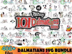 400+ 101 Dalmatians Svg Bundle, Disney Svg, Dalmatians Svg