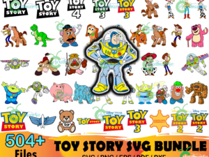 504+ Toy Story Bundle Svg, Disney Svg, Buzz Lightyear Svg