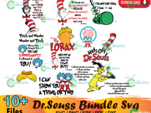10+ Dr Seuss Bundle Svg, Lorax Svg, Green Eggs And Ham