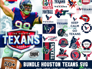 50+ Houston Texans Football Svg Bundle, Texans Svg