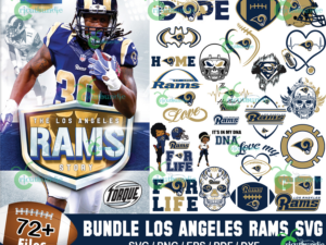 72+ Los Angeles Rams Football Svg Bundle, Rams Logo Svg
