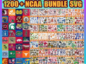 1200+ NCAA Team Bundle Svg, Sport Svg, NCAA Team Svg