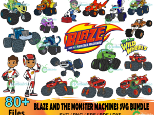Blaze And The Monster Machines Svg Bundle, Wild Wheels Svg