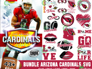 43+ Arizona Cardinals Football Svg Bundle, Cardinals Logo Svg
