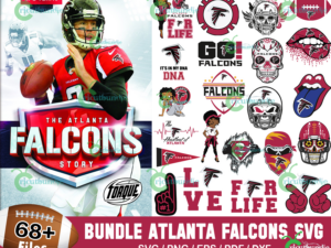 68+ Atlanta Falcons Football Svg Bundle, Falcons Logo Svg