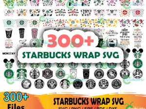 300+ Starbucks Wrap Bundle Svg, Starbucks Svg, Starbuck Logo Svg
