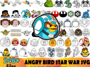 248+ Angry Bird Star Wars Svg Bundle, Star Wars Inspired