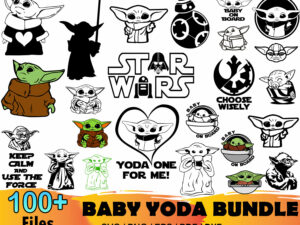 100+ Baby Yoda Bundle Svg, Star Wars Svg, The Child Svg