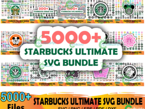 5000+ Starbucks Wrap Bundle Svg, Starbucks Svg, Starbucks Template