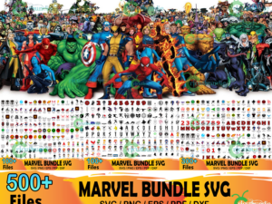 500+ Marvel Bundle Svg, Marvel Svg, Iron Man Svg