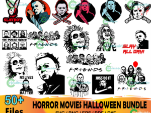 50+ Horror Movies Svg Bundle, Halloween Svg