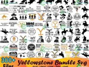300+ Mega Bundle Yellowstone Svg, Yellowstone Symbols